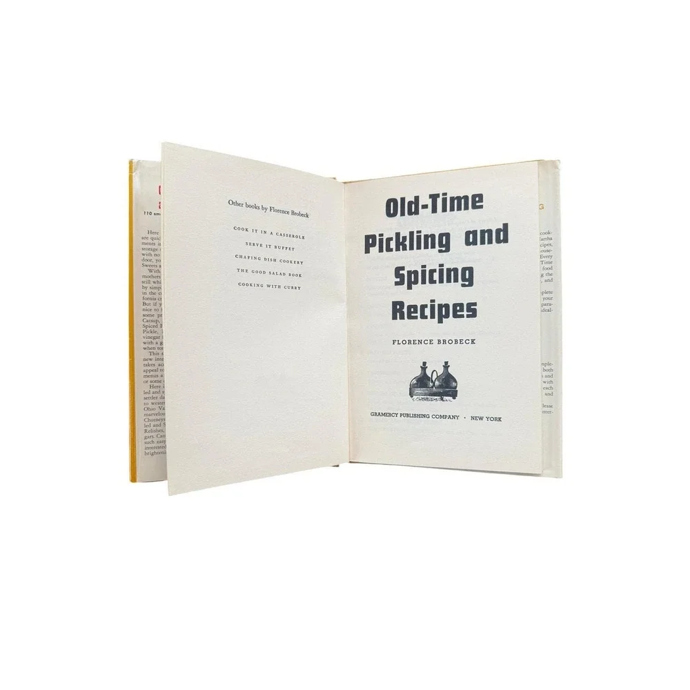 Gramercy Publishing Old-Time Pickling and Spicing Recipes Book Adult